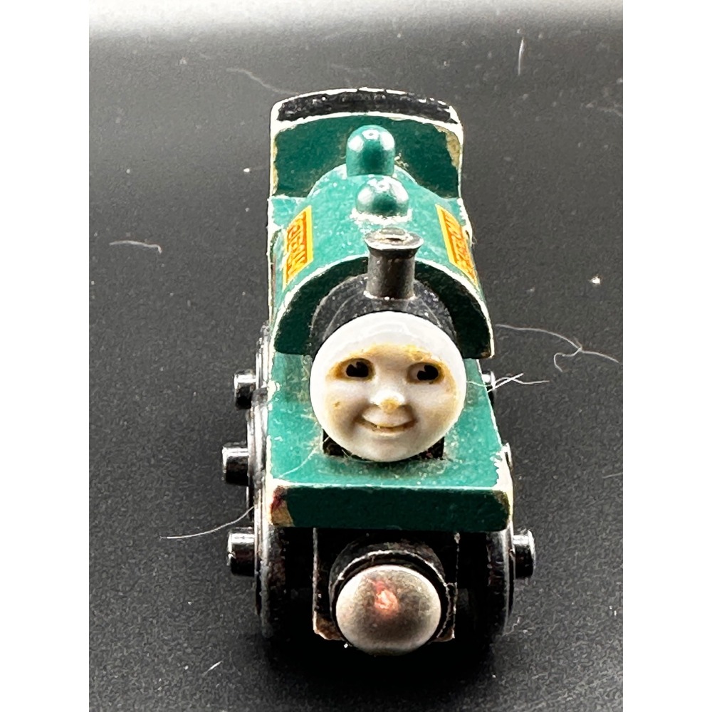 Peter Sam Thomas & Friends Train Wooden Railway Engine #4‎ 2003 Vtg READ